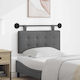 vidaXL Fabric Bed Headboard Pillow Beige 100x55cm