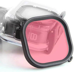 Underwater Shooting Filter Gopro Hero 8 Black Waterproof Case Pink