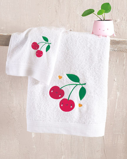Rythmos Badetuch-Set 3 Stück Cherries Cherries Gewicht 500gr/m²