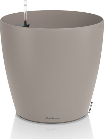 Lechuza Classico Αυτοποτιζόμενη Γλάστρα Sand Brown 50x50x46εκ.