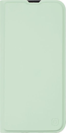 Obal:Me Smoothtouch Buchen Sie Leder Grüne (Motorola G57 Power)