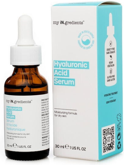 my iN.gredients Hyaluronic Acid Moisturizing & Anti-aging Face Serum with Retinol & Vitamin C for Brightening 30ml
