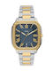 Fossil Crosby Ceas Bărbătesc 42mm Cu Baterie și Brățară din Oțel Multicolor