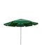 Umbrelă Rotundă Metalică Verde Φ2.7m