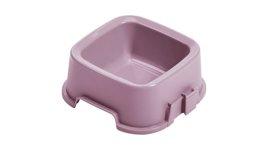 Ideaplus Pet Plastic Food Bowl 500ml in Purple Color