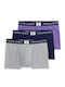 Ανδρικά Μποξεράκια Purple/navy/white 3Pack