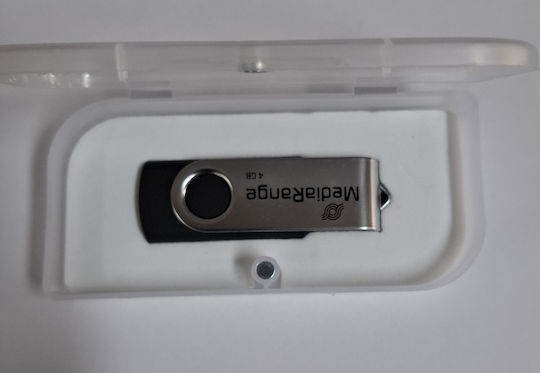 Mediarange Прозрачен Кутия За Съхранение Usb Флаш Памет