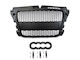 Mască Audi A3 8p 2008–2013 Rs Look Neagră Mat Bază Placă Fără Siglă
