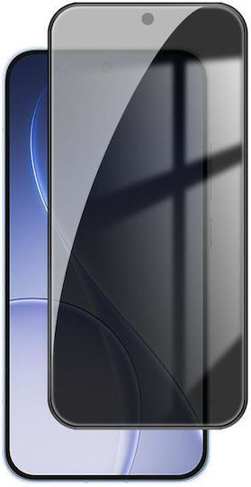 Oppo Reno15 Pro Global Kalebol High-aluminum Screen-printed Full-coverage Black-border Privacy Tempered Glass Film