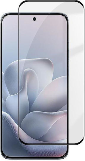Kalebol Motorola Edge 70 Fusion 5G Curved Hochaluminium Displayschutzfolie Vollabdeckung Anti-Fingerprint Schwarz Rand Hd Gehärtetes Glas
