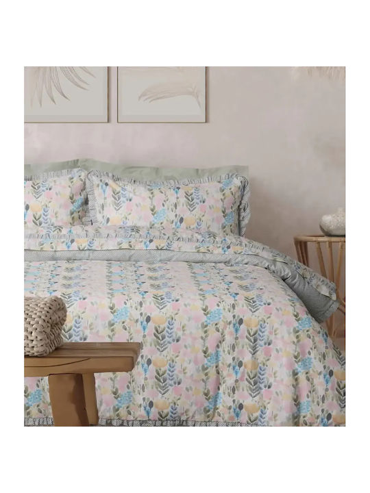 Das Home Daily Σετ Σεντόνια Υπέρδιπλα 240x260εκ. Multi (4τμχ)