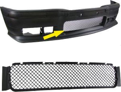 Carro 011738 Central Bumper Grill M Pack Bmw 3 E36 M3 1990-1999 1 Piece Ca-011738