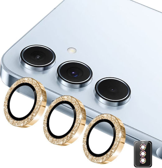 Samsung Galaxy A57 5g Enkay Camera Lens Protector Rings Gold