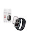 Volte-tel Tempered Glass Apple Watch 7 8 9 45mm 3d Curved Aluminium 1.9'' 0.30mm Full Cover & Installation Tool Pink 5205308417061