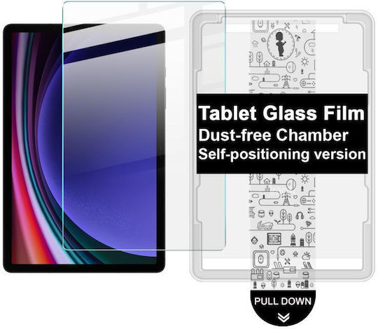 Samsung Galaxy Tab S9 11/s10 Fe 10.9 Imak Dust-free Chamber Locator Tablet Tempered Glass Film