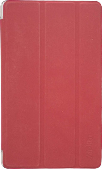 Trifold Tablet Hülle Buch Silikon Klappdeckel Apple iPad Mini 5 2019 Rote