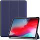 Trifold Tablet Case Book Silicone Flip Cover Samsung S6 Lite P610 Dark Blue