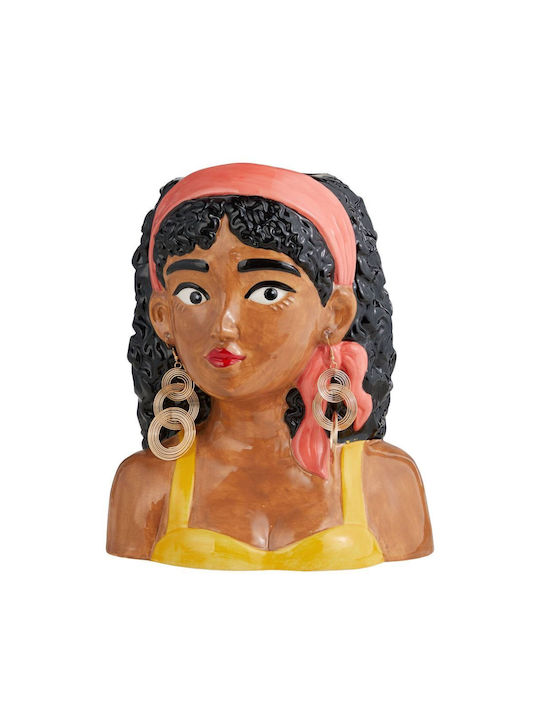 Butlers Vază Decorativă Ceramică Paola Galbenă 16x22xÎnălțime 26cm