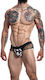 Cut4Men Herren Sexy Unterwäsche Jockstrap Schwarz