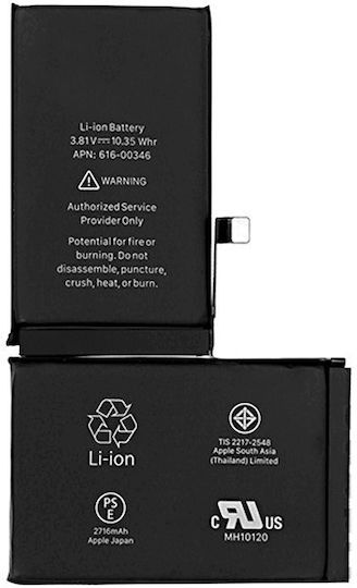 High Compatible Replacement Battery 2716mAh for Apple iPhone X
