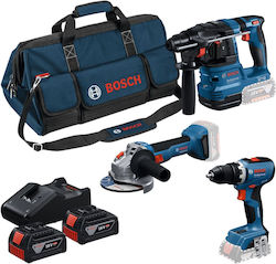 Bosch GBH Σετ 4 Εργαλείων Μπαταρίας Bosch GBH Σετ 4 Εργαλείων Μπαταρίας