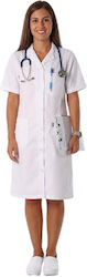 Meditex Female Medical Dressing Gown White