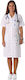 Meditex Female Medical Dressing Gown White