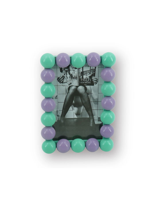 Housevitamin Plastic Photo Frame With Green Frame