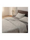 Royal Σετ Σεντόνια Υπέρδιπλα 240x270εκ. Royal Damask Grey (4τμχ)