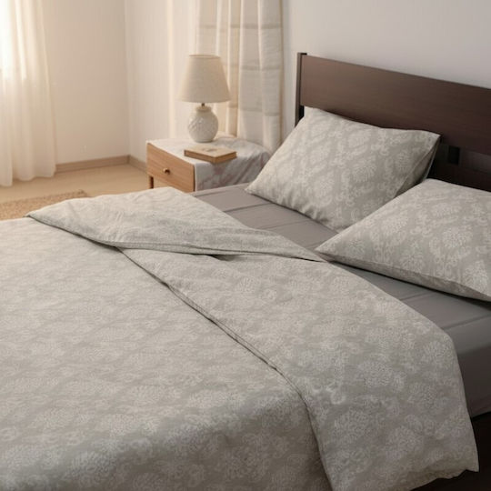 Royal Σετ Υπέρδιπλο 4τμχ 240x270εκ. Royal Damask Grey