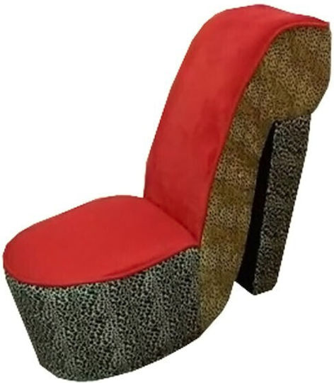 Bean Bag Stool Red 45x100x95cm