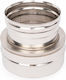 Conversion of Insulated-Non-Insulated Chimney 180-230 Aisi 316 Antimagnetic Inoxshell