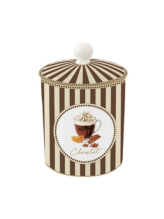 Easylife General Use Vase with Lid Made of Porcelain 11.5x18cm