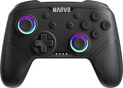 Marvo GT-80 Pact 60 Gamepad Cu Fir & Wireless Pentru Android / PC / PS4 / Switch / iOS Negru Marvo GT-80 Pact 60 Gamepad Cu Fir & Wireless Pentru Android / PC / PS4 / Switch / iOS Negru