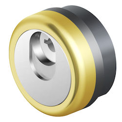 Omega Pro Defender Magnetic Mr518 Ușă Blindată 3 Chei Magnetice & Card Proprietate Aurie