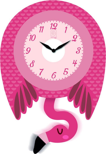 Mascagni Kinder Wanduhr Mit Pendel 23x33.5cm
