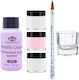 Acrylic Liquid Set 40ml Powders Brush Jar Globalnail OEM