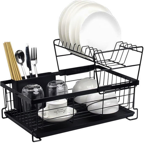 Ruhhy Sink Strainer Inox Black 43x29x27cm