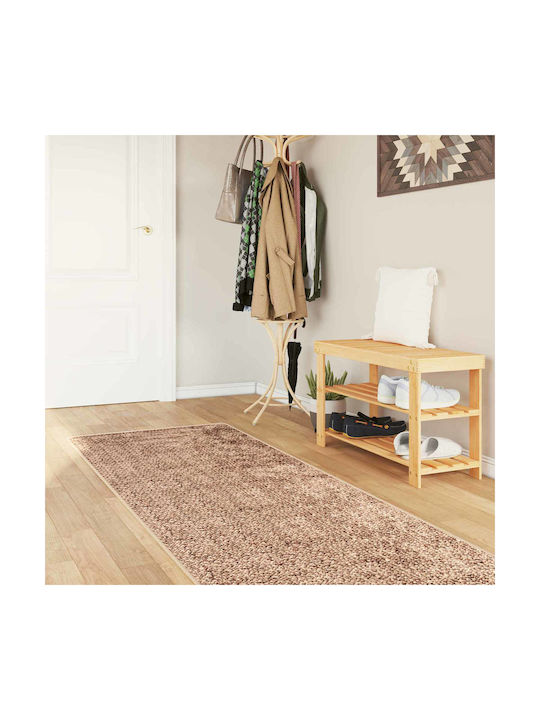 vidaXL Non-Slip Yellow Runner Rug 80x400cm
