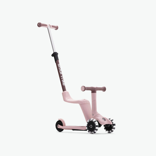 SmarTrike Kids Scooter Foldable Xtend LED Mini Ride 3-Wheel with Seat for 9+ Years Pink 2501302