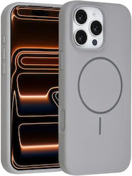 Tuniq Gray Silicone Back Cover (iPhone 16 Pro)