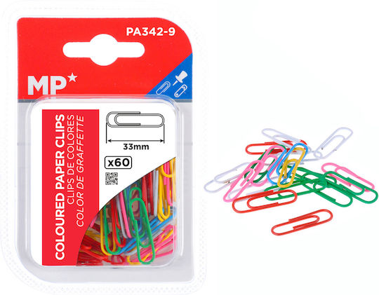 Madrid Papel Канцеларски Кламери 33mm 60 Бройки