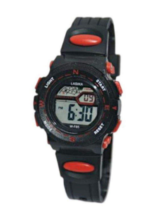 Lasika Παιδικό Ρολόι 38mm Μαύρο Lasika Παιδικό Ρολόι 38mm Μαύρο