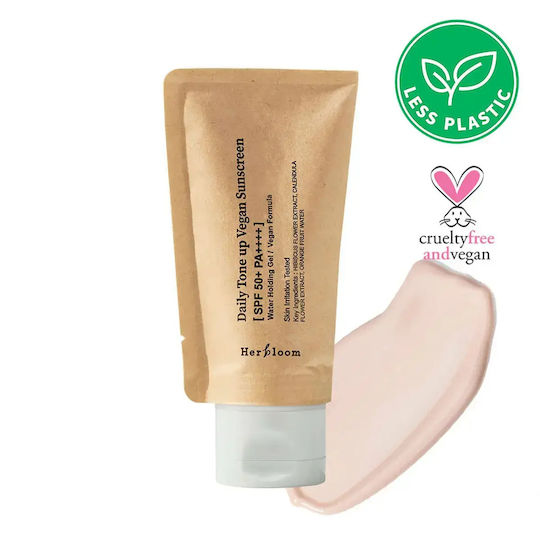 Herbloom Daily Tone Up Sunscreen Face Cream SPF50+ Tinted 50ml