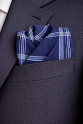 Afoi Giannakopouloi Men's Blue Handkerchief