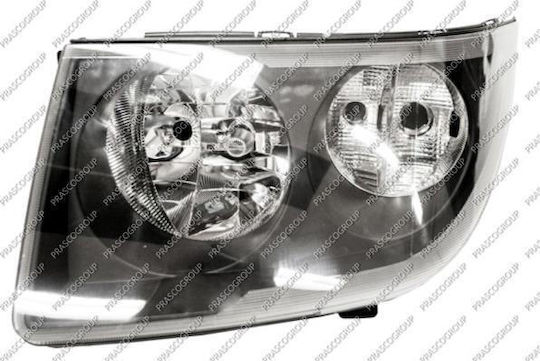 Carro Front Headlight H7 Daylight Depo Suitable Vw Crafter 2006-2017 2e/2f 2e1941006 Right 1 Piece