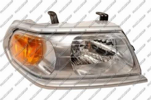 Carro Front Light Chrome Frame Tyc Suitable For Mitsubishi Pajero Sport 2000-2006 Lk7/k9 Mr566772 Right 1 Piece