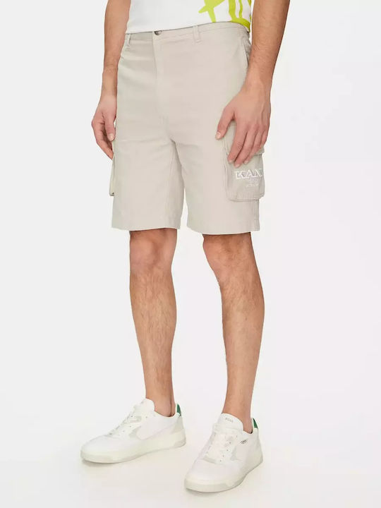 Karl Kani Ανδρική Βερμούδα Cargo Off-white, Bei...