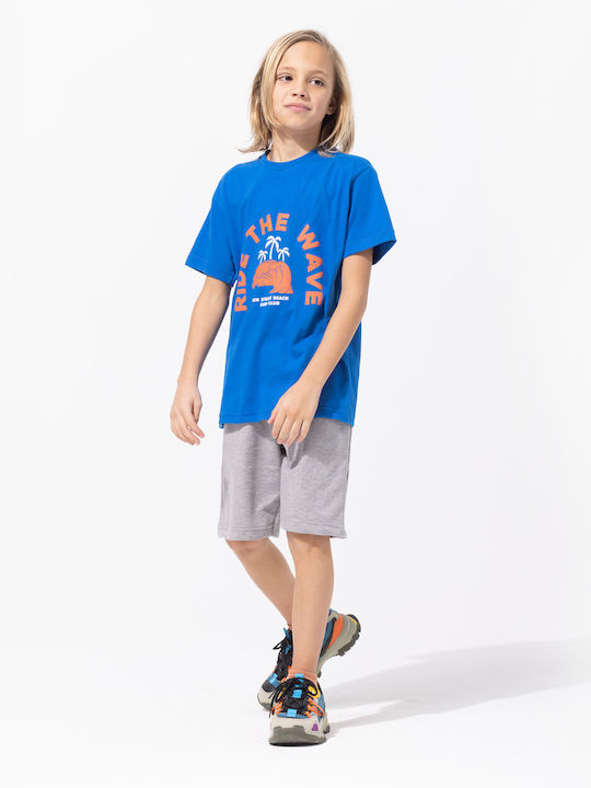 Kids Set with Shorts Summer 2 Pieces Blue