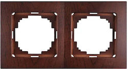 Double Frame Walnut Nilson Alegra